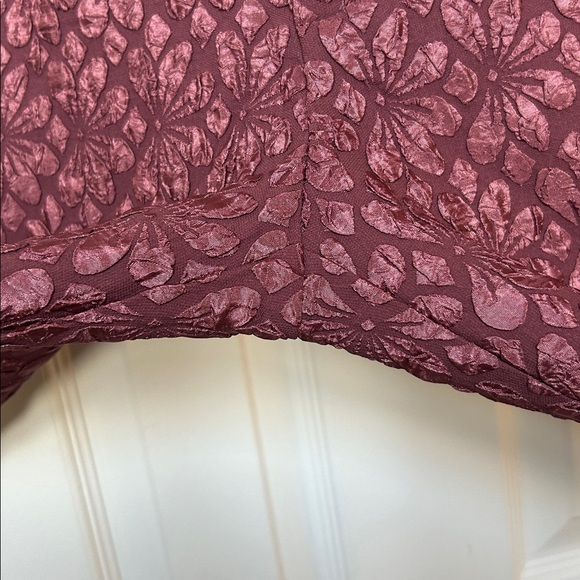 Free People Runaway Floral Flare Pants Crushed Berry - Picture 5 of 10